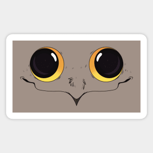 Potoo face Sticker